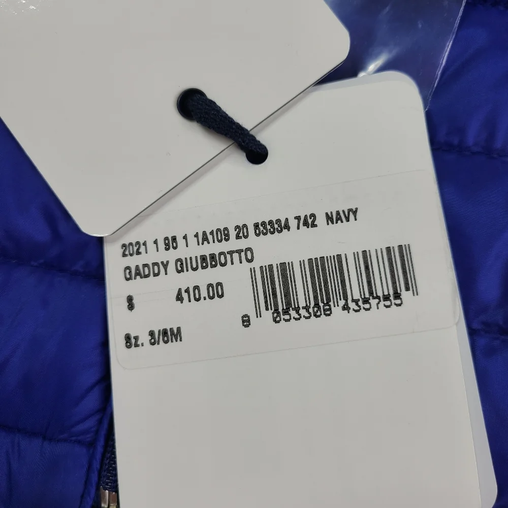 MONCLER Baby Blue Gaddy Puffer Jacket 3-6mo NWT - Picture 6 of 12